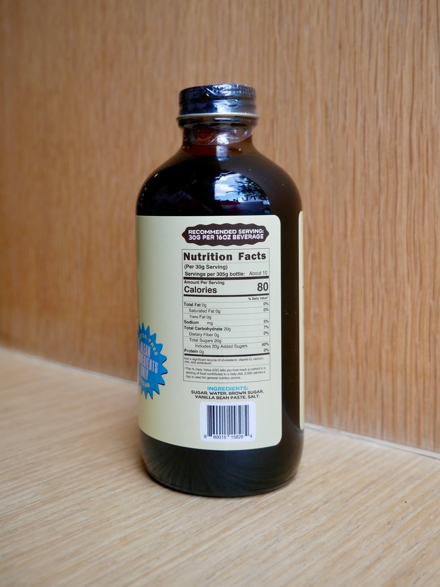 Salted Vanilla Syrup